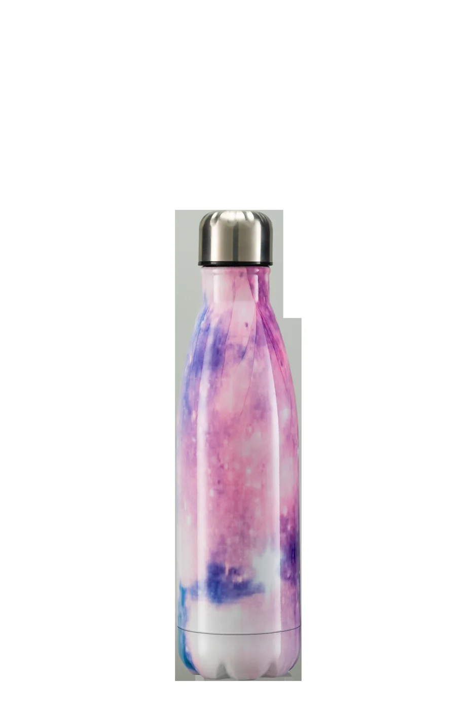 Graphic-print insulated bottle